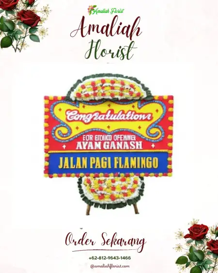 Sewa Papan Bunga Kawor