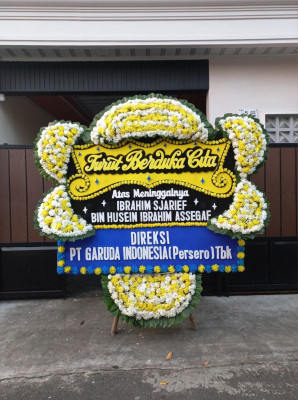 Papan Bunga Duka di Kawor