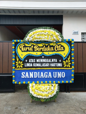 Papan Bunga Duka di Kawor